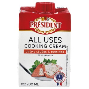 Président All Uses Cream Uht Low Fat 12% 200Ml