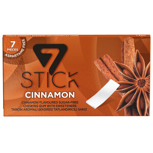 7 Stick Gum Cinnamon 7 Pieces