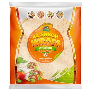 El Sabor Wrap Original 25Cm 6 Pieces 370G
