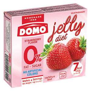 Domo Jelly Strawberry Diet 12G