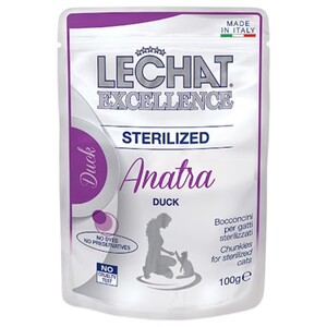 Lechat Excellence Cat Food Sterilized Duck 100G