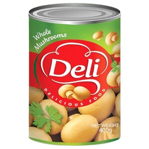 Deli Mushrooms Whole 400G