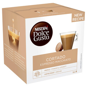 Nescafe Dolce Gusto Cortado Espresso Macchiato 16 Pieces 100.8G