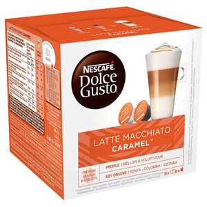 Nescafe Dolce Gusto Latte Macchiato Caramel 16 Capsule 168G