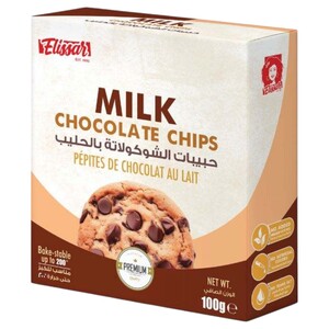 Elissar Milk Chocolate Chips 100G
