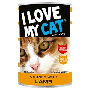 I Love My Cat Chunks With Lamb 400G