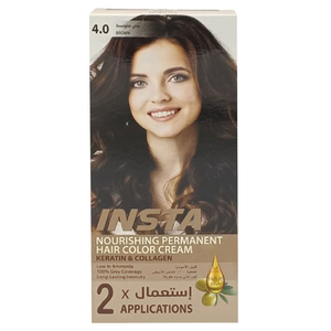 Insta Hair Color Cream 4.0 Brown Chatain 110Ml