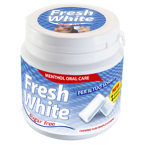 Fresh White Gum Menthol Oral Care 105G