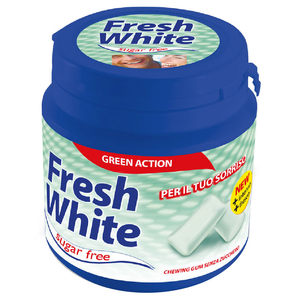 Fresh White Gum Green Action 105G