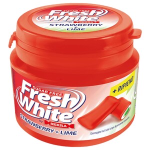 Serra	Fresh White Chewing Gum Strawberry Lime 77G