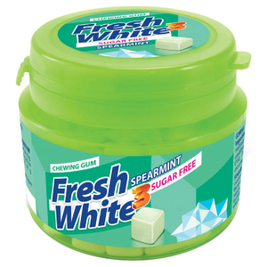 Fresh White 3 Chewing Gum Spearmint 77G