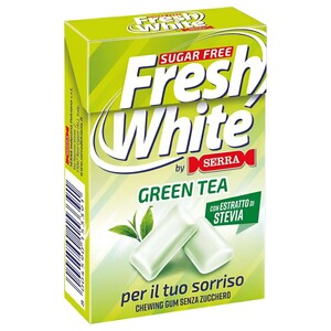 Fresh White Gum Green Tea Stevia 30G