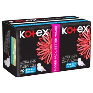 Kotex Pads Ultra Thin Normal Duo 20 Pieces