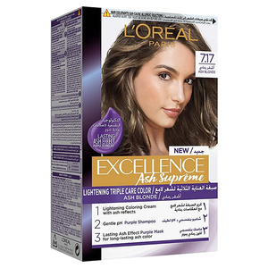 L'oreal Excellence Ashsupreme Hair Color Ash Blonde 7.17