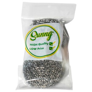 Sunny Plus Steel Scourer Stainless 2 Pieces