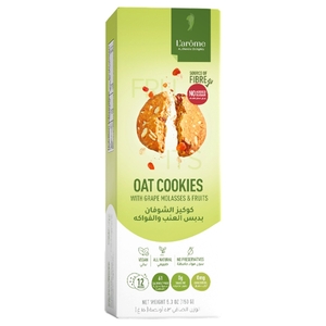 L'arome Oat Cookies Grape Molasses 150G