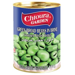 Chtoura Garden Green Broad Beans In Brine 850G