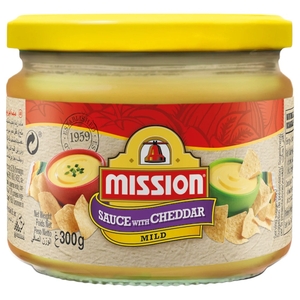 Mission Sauce With Cheddar Mild 300G