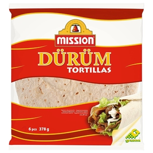 Mission Tortilla Wheat Durum 25Cm (6 Pieces)