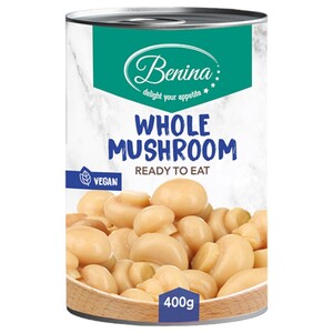 Benina Whole Mushroom 400G