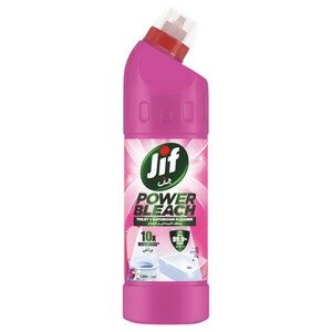 Jif Power Bleach Toilet + Bathroom Cleaner Floral 750Ml