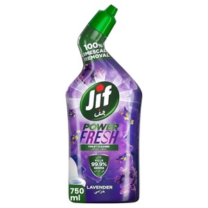 Jif Power Fresh Toilet Cleaner Lavender 750Ml