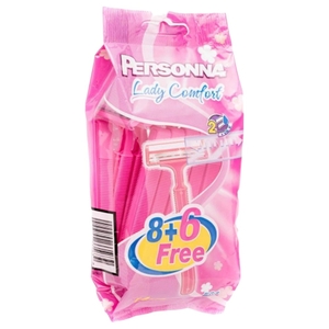 Personna Lady Comfort Razors 8+6 Free