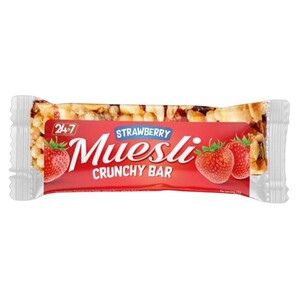 24/7 Muesli Strawberry Crunchy Bar 35G