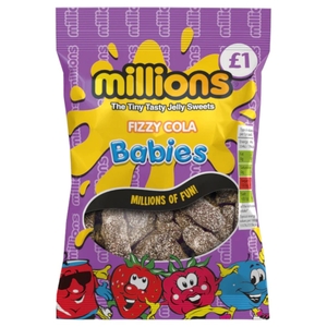 Millions Squishies Fizzy Cola Babies 120G
