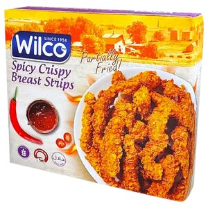 Wilco Frozen Crispy Spicy Breast Strips 1Kg
