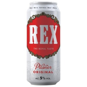 Rex Pilsner Beer Original 5% 50Cl