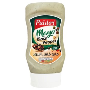 Puidor Mayo Black Pepper 321Ml