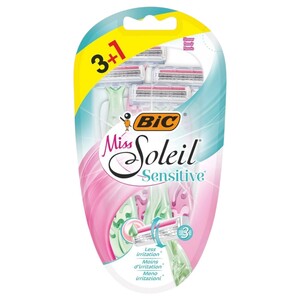 Bic Disposable Razor Miss Soleil Sensitive Lady 3+1