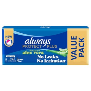 Always Pads 3In1 Maxi Thick Long 14 Pieces