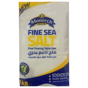 Monarch Fine Sea Salt 1Kg