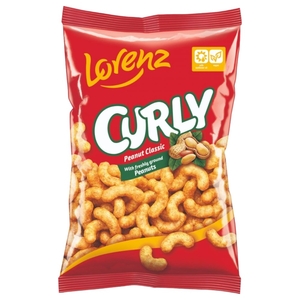 Lorenz Curly Peanuts 120G