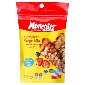 Munchies House Complete Crepe Mix Bag 110G