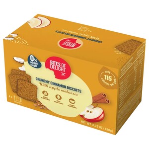 Bites Of Delight Crunchy Cinnamon Biscuits Gluten Free 120G