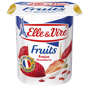 Elle & Vire Dessert Lacte Fraise 125G