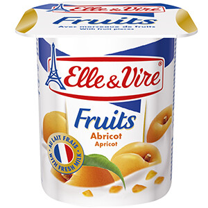 Elle & Vire Dessert Fruits Apricot 125G