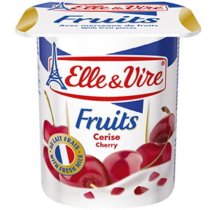 Elle & Vire Dessert Lacte Cerise 125G
