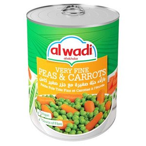 Al Wadi Al Akhdar Peas & Carrots Very Fine 200G