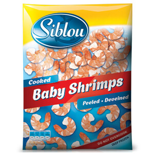 Siblou Frozen Cooked Baby Shrimps 200G