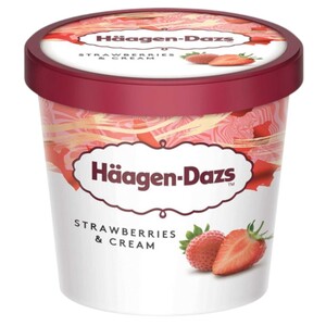 Häagen-Dazs Ice Cream Strawberries & Cream 100Ml