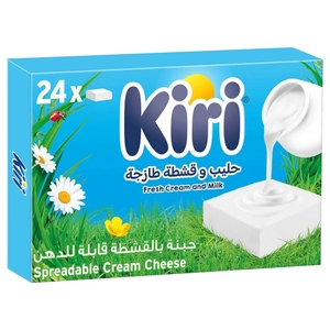 Kiri Cream Cheese Squares 24 Portions 400G