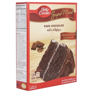 Betty Crocker Cake Mix Dark Chocolate 510G