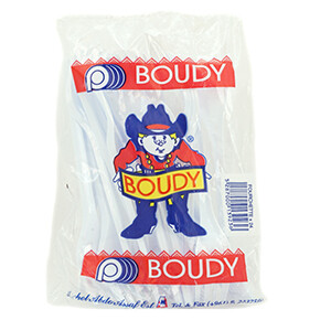 Boudy Plastic Forks White 24 Pieces