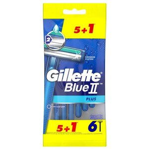 Gillette Razer Blue Ii Bag 5+1 Free