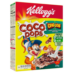 Kellogg's Coco Pops Wheat Cereal Chocolate 375G