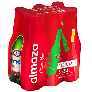 Almaza Pilsner Beer Bottle 33Cl X6